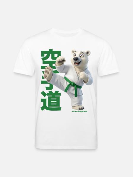 Karate Eisbär - Stanley/Stella Unisex Bio-T-Shirt CREATOR - Weiß