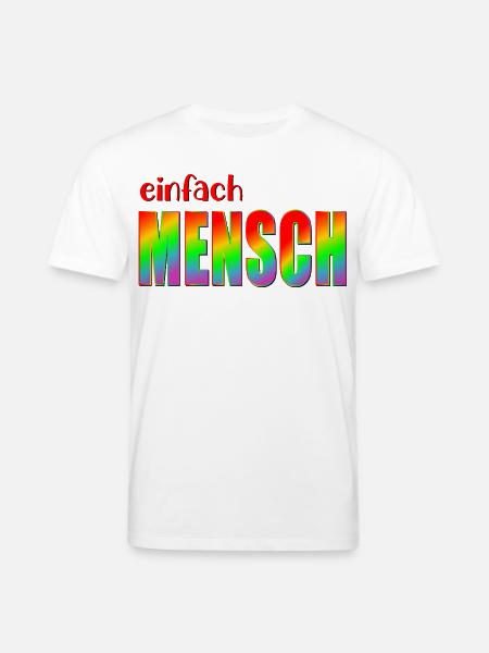 MENSCH INKLUSION VIELFALT - Stanley/Stella Unisex Bio-T-Shirt CREATOR  - Weiß