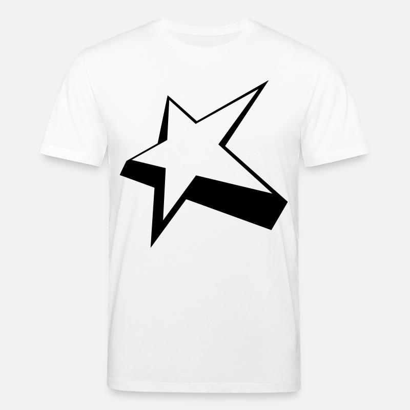 Stilvoller Stern - Stanley/Stella Unisex Bio-T-Shirt CREATOR  - Weiß