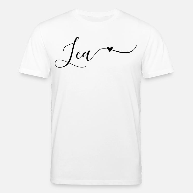 Lea Name Vorname Dekorativ - Stanley/Stella Unisex Bio-T-Shirt CREATOR  - Weiß