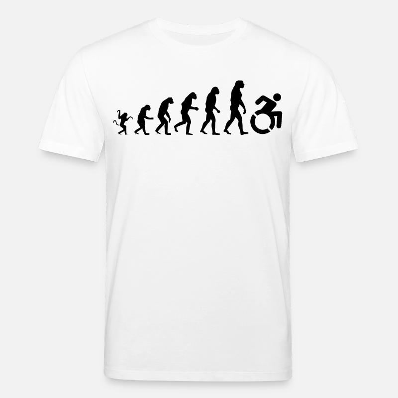 Évolution des fauteuils roulants * - T-shirt bio CREATOR Stanley/Stella Unisexe - blanc