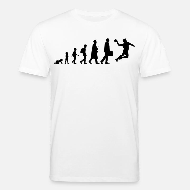 Die Entwicklung eines Handballers - Stanley/Stella Unisex Bio-T-Shirt CREATOR  - Weiß