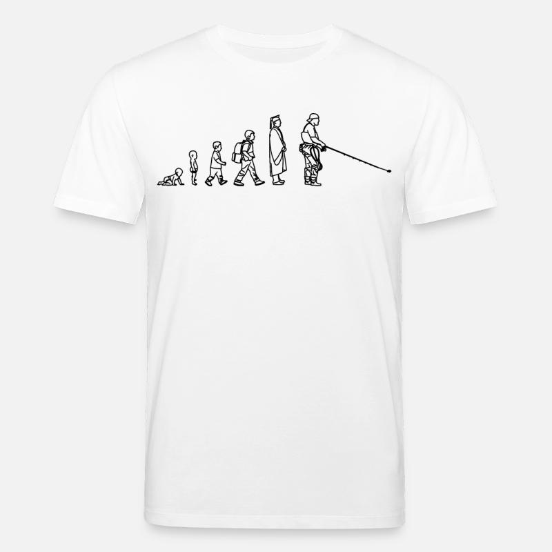 Évolution de Fischer - T-shirt bio CREATOR Stanley/Stella Unisexe - blanc