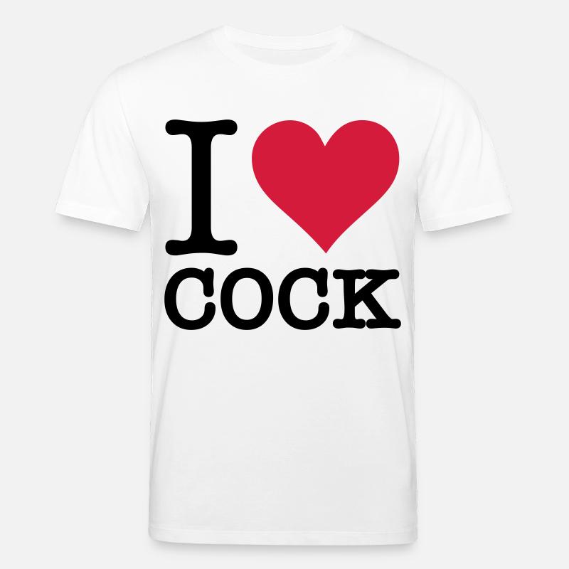 Ich liebe Schwanz - Stanley/Stella Unisex Bio-T-Shirt CREATOR  - Weiß