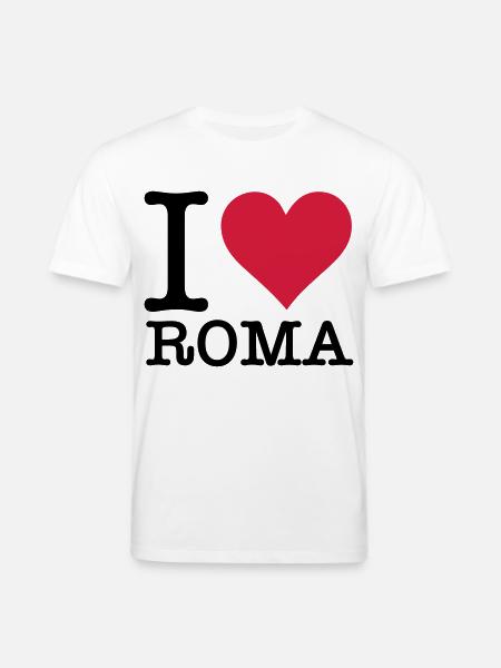 Ich liebe Rom - Stanley/Stella Unisex Bio-T-Shirt CREATOR - Weiß