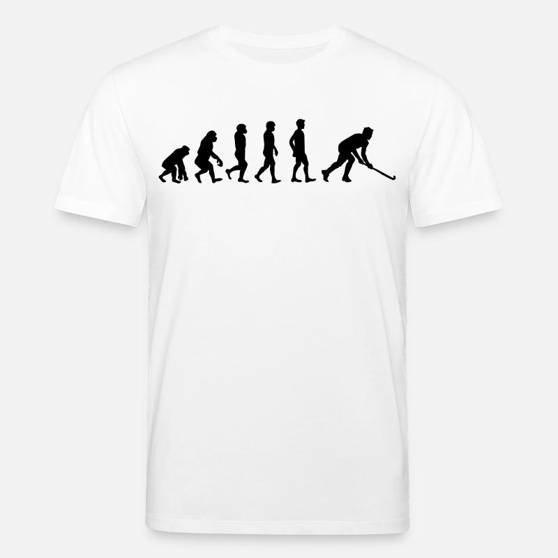 Evolution de floorball - T-shirt bio CREATOR Stanley/Stella Unisexe - blanc