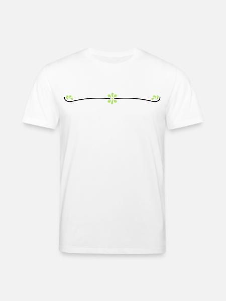 Blumenranke - Stanley/Stella CREATOR Unisex Organic T-Shirt - white