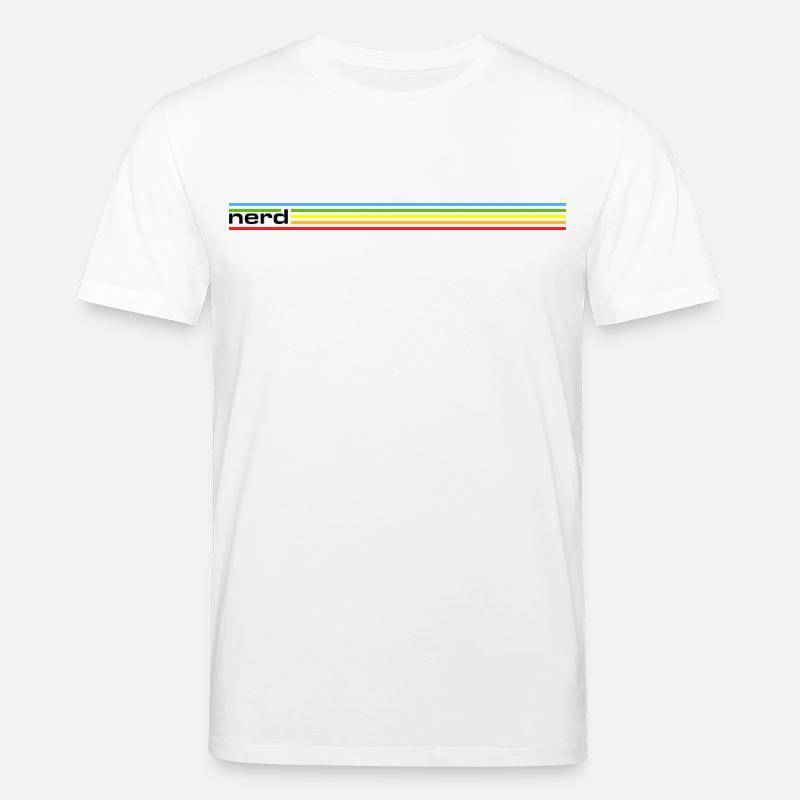 NERDY forever - nerd Rainbow - Stanley/Stella Unisex Bio-T-Shirt CREATOR  - Weiß