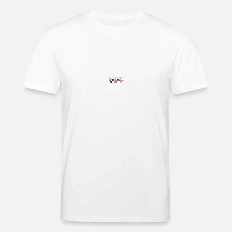 Weihnachten Girlande - Stanley/Stella Unisex Bio-T-Shirt CREATOR  - Weiß