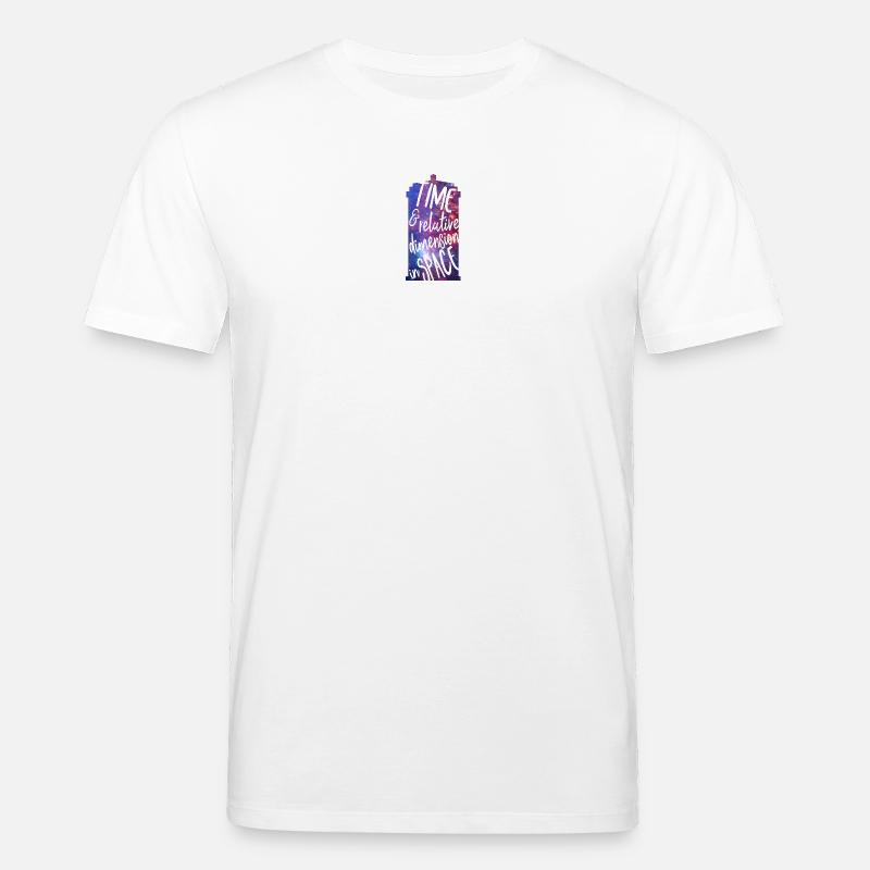 Temps et dimension relative dans l’espace - T-shirt bio CREATOR Stanley/Stella Unisexe - blanc