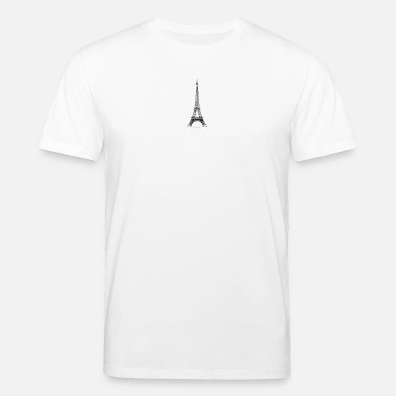 Eiffelturm - Stanley/Stella Unisex Bio-T-Shirt CREATOR  - Weiß