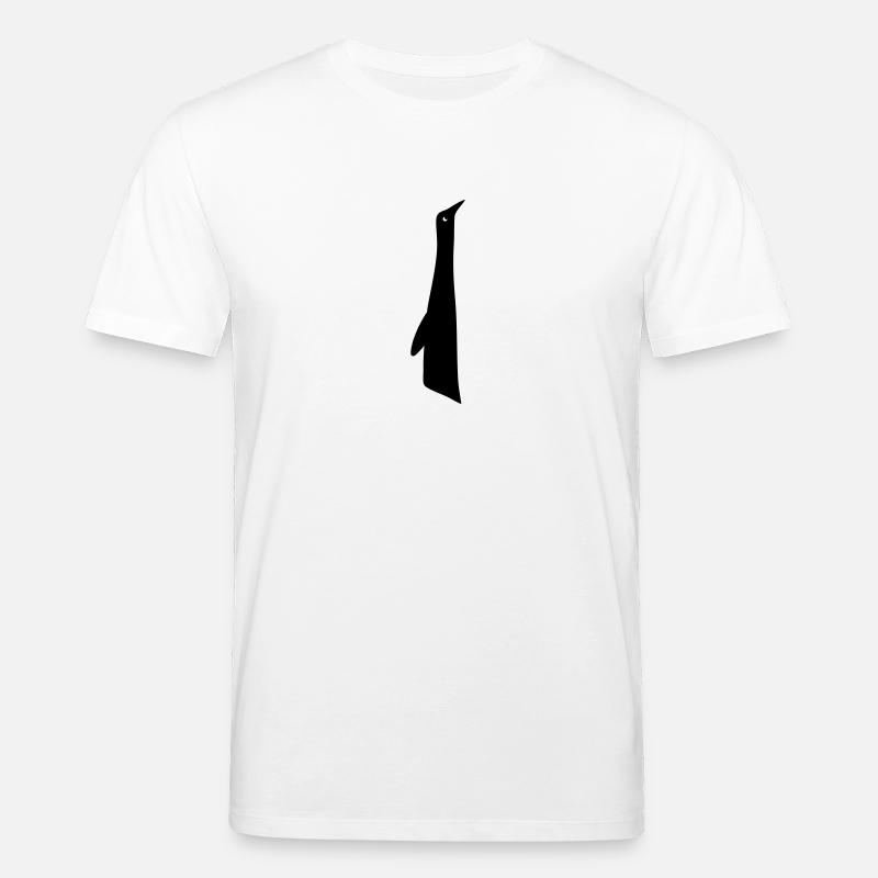 Penguin abstrait - T-shirt bio CREATOR Stanley/Stella Unisexe - blanc