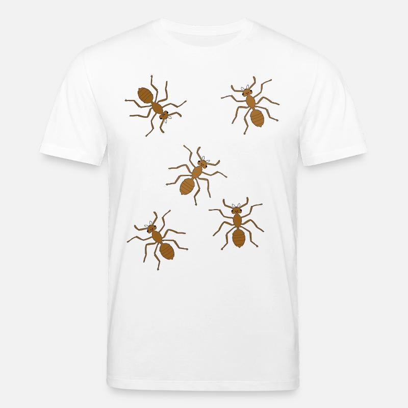 fourmis insectes insecte fourmi - T-shirt bio CREATOR Stanley/Stella Unisexe - blanc