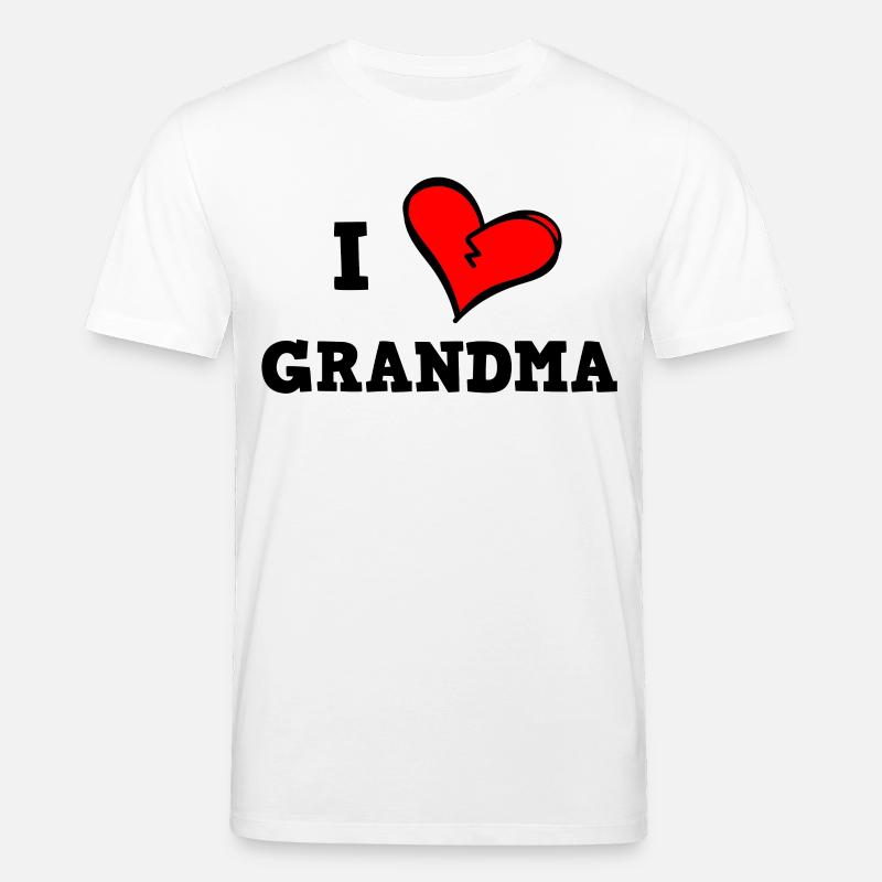 J’aime grand-mère - T-shirt bio CREATOR Stanley/Stella Unisexe - blanc