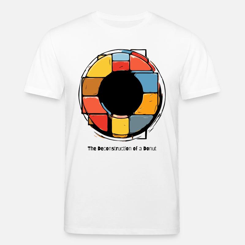 Die Dekonstruktion eines Donuts - Stanley/Stella Unisex Bio-T-Shirt CREATOR  - Weiß