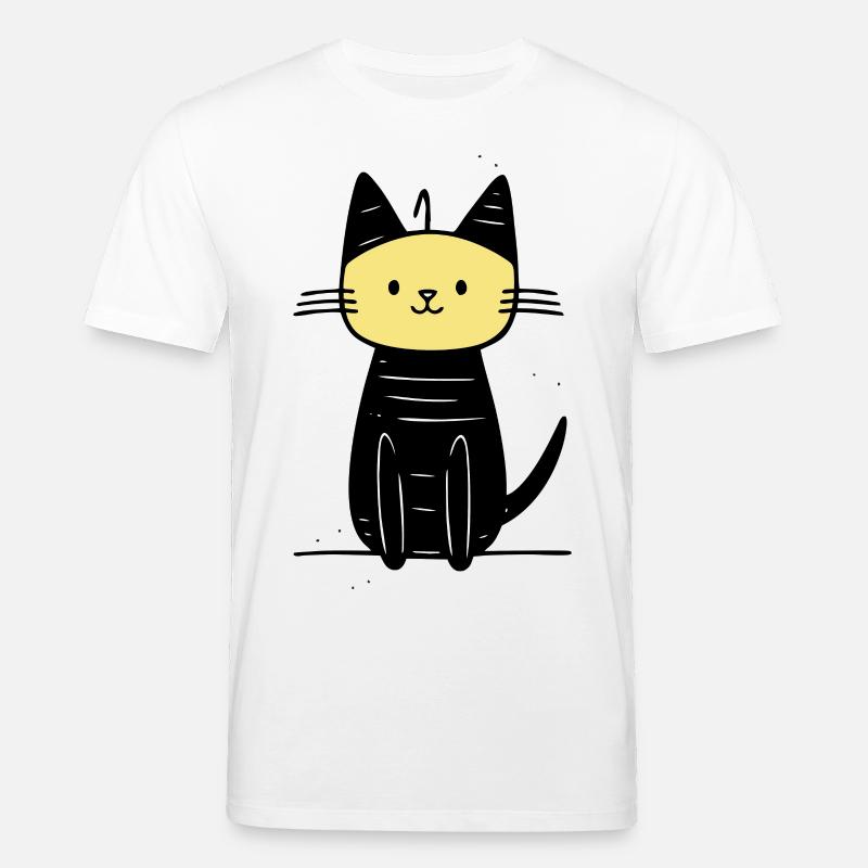 chat mignon - T-shirt bio CREATOR Stanley/Stella Unisexe - blanc