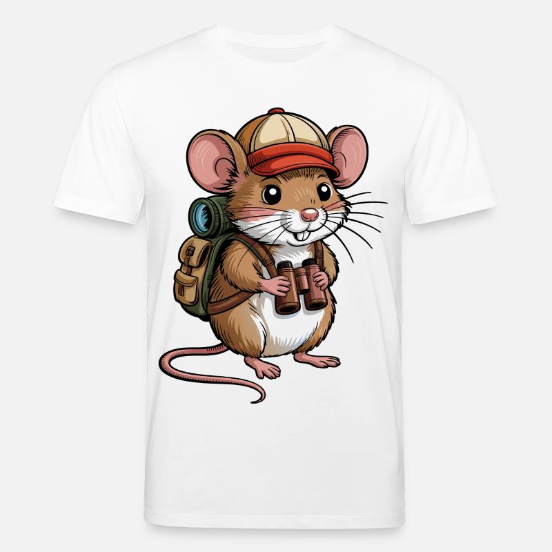 Aventure Wandermouse - T-shirt bio CREATOR Stanley/Stella Unisexe - blanc
