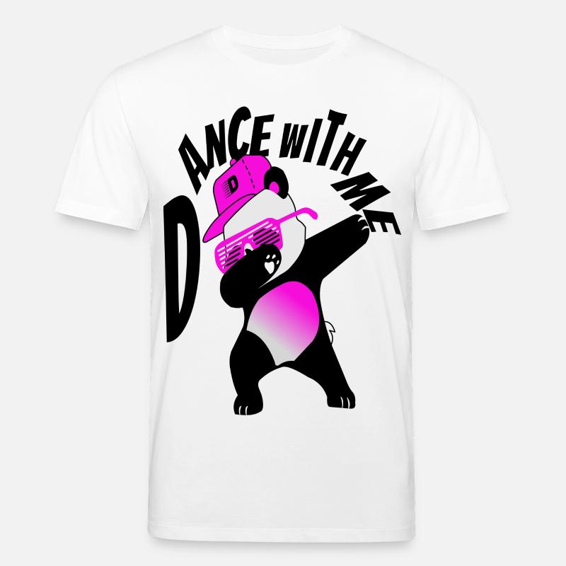 Panda Dance - Stanley/Stella Unisex Bio-T-Shirt CREATOR - Weiß