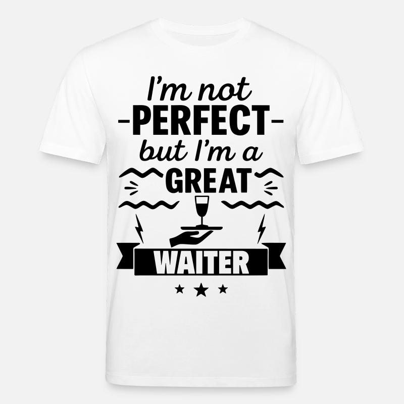 Pas parfait mais un super serveur - T-shirt bio CREATOR Stanley/Stella Unisexe - blanc