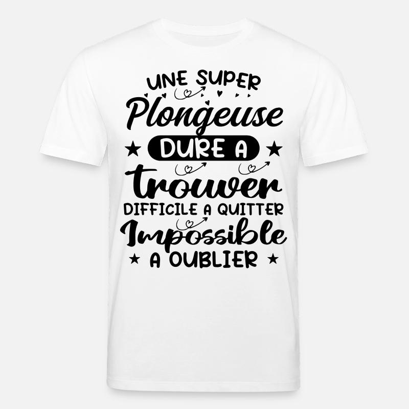 Ein Super Diver - Diver Geschenk - Stanley/Stella Unisex Bio-T-Shirt CREATOR  - Weiß