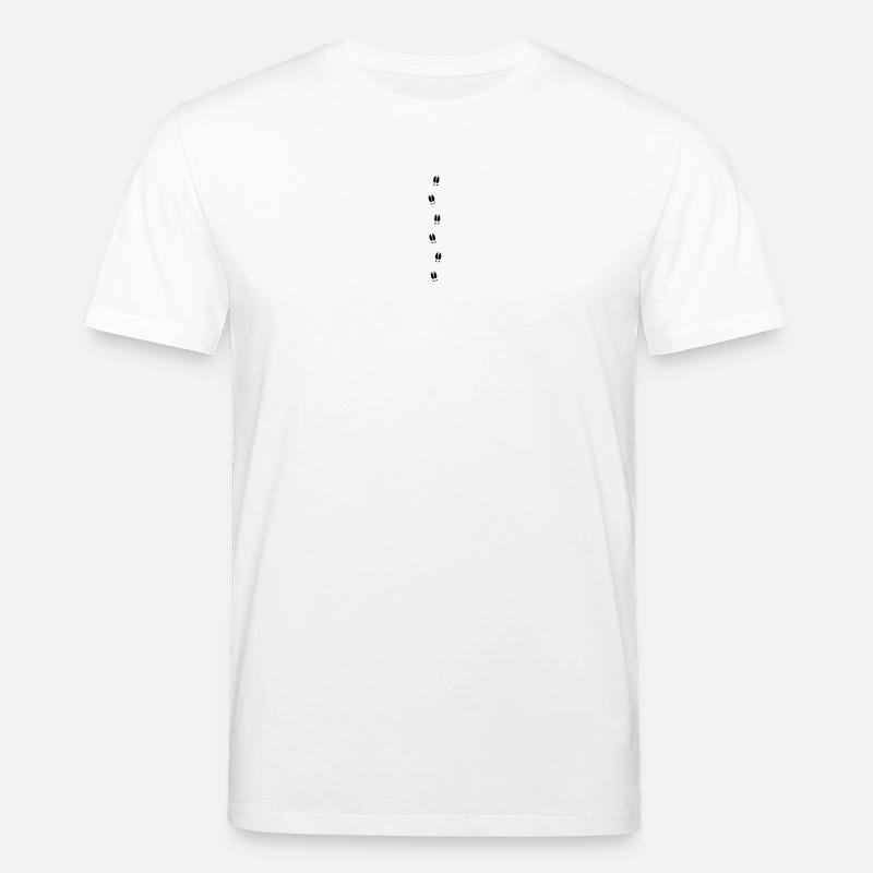 Elche Spuren - Stanley/Stella Unisex Bio-T-Shirt CREATOR  - Weiß