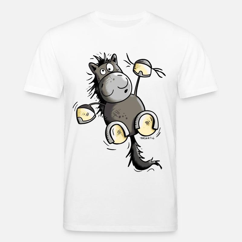 Rappe Pferd hängt ab - Stanley/Stella Unisex Bio-T-Shirt CREATOR  - Weiß