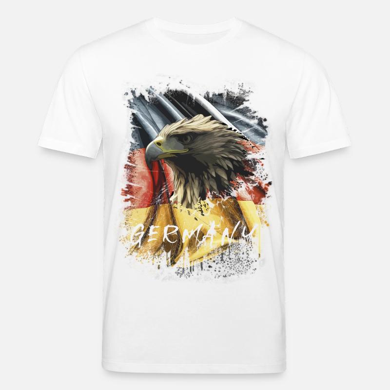 Germany Eagle Eagle Head Gift - Stanley/Stella CREATOR Unisex Organic T-Shirt - white