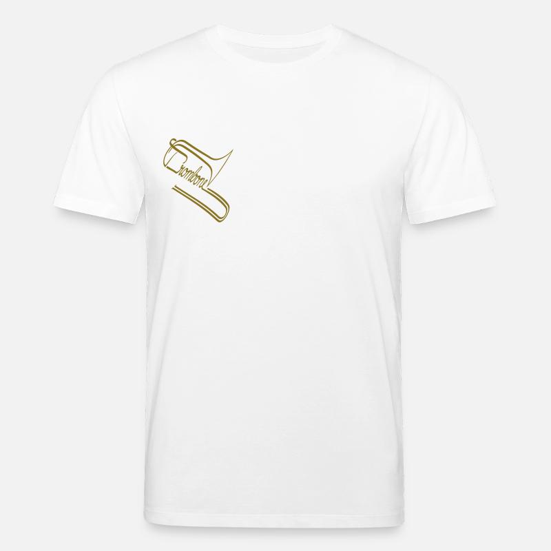 Trombone - T-shirt bio CREATOR Stanley/Stella Unisexe - blanc