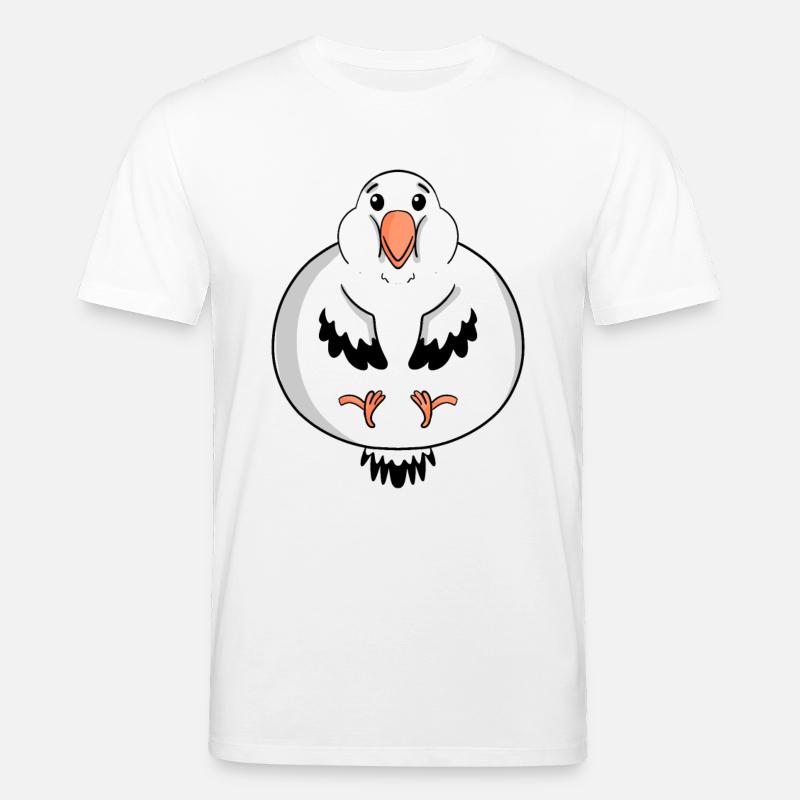 Fett Möwe Körperfett - Stanley/Stella Unisex Bio-T-Shirt CREATOR  - Weiß