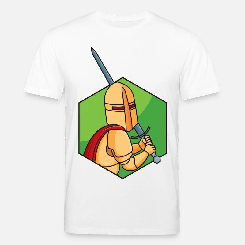 Kleiner Ritter - Stanley/Stella Unisex Bio-T-Shirt CREATOR  - Weiß