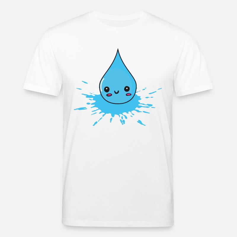 scoppio e spruzzi - gocce d'acqua - Maglietta ecologica unisex CREATOR di Stanley/Stella - bianco