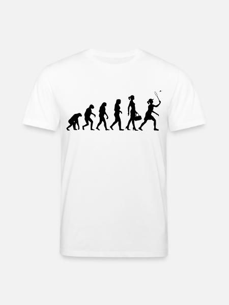 Evolution Women's Badminton - Stanley/Stella CREATOR Unisex Organic T-Shirt - white