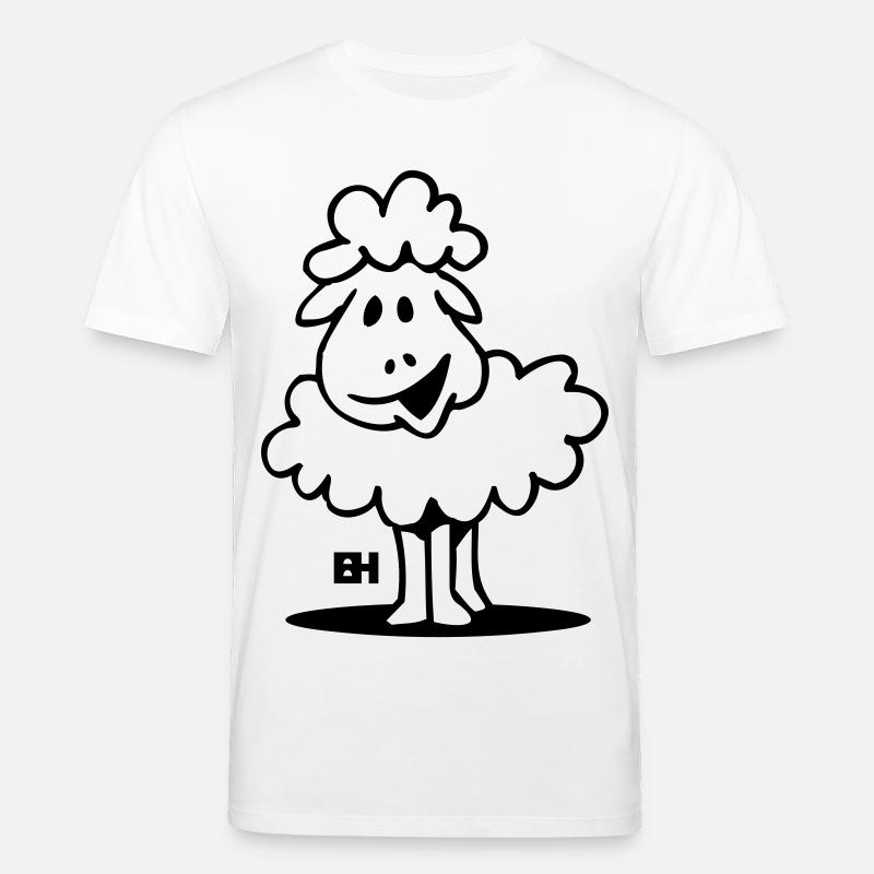 Schaf - Stanley/Stella Unisex Bio-T-Shirt CREATOR  - Weiß