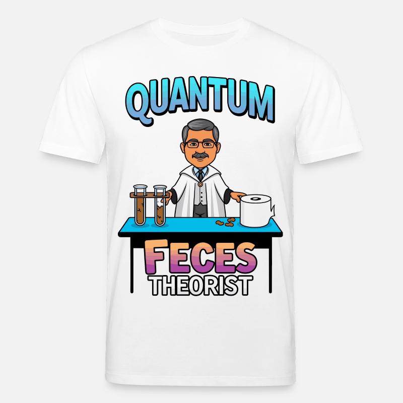 Quanten Fäkalien Theoretiker - Stanley/Stella Unisex Bio-T-Shirt CREATOR  - Weiß