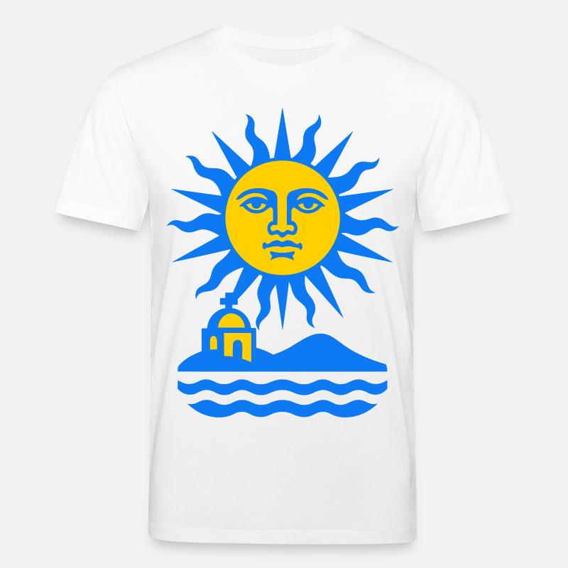 Grèce Sun Art - T-shirt bio CREATOR Stanley/Stella Unisexe - blanc
