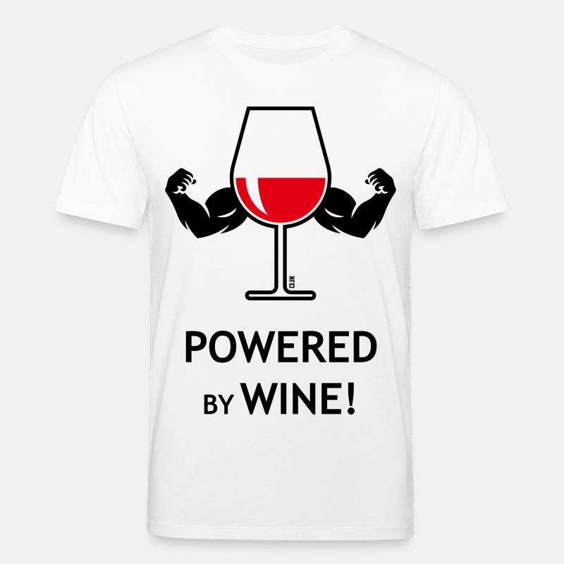 Propulsé par le vin ! - T-shirt bio CREATOR Stanley/Stella Unisexe - blanc