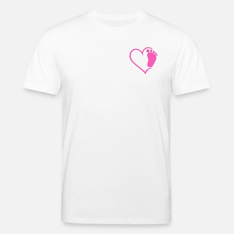 Empreinte de bébé - T-shirt bio CREATOR Stanley/Stella Unisexe - blanc