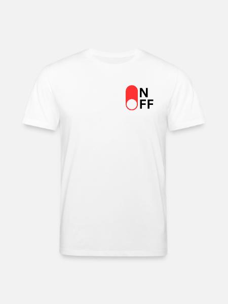 ON/OFF mode - Stanley/Stella CREATOR Unisex Organic T-Shirt - white