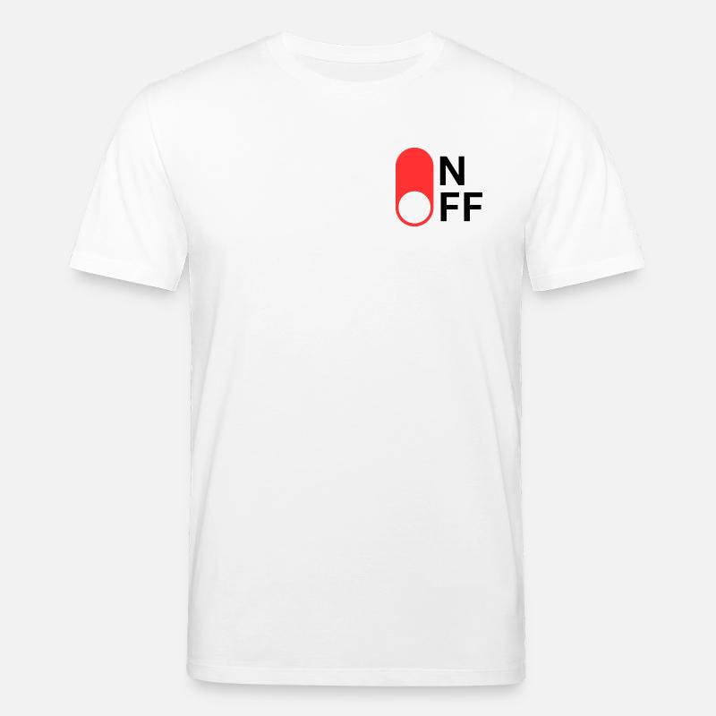 ON/OFF mode - Stanley/Stella CREATOR Unisex Organic T-Shirt - white