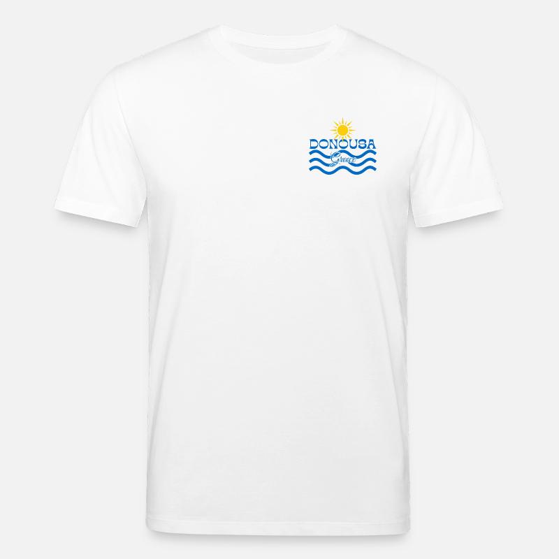Donousa, Grèce Vagues de Soleil - T-shirt bio CREATOR Stanley/Stella Unisexe - blanc