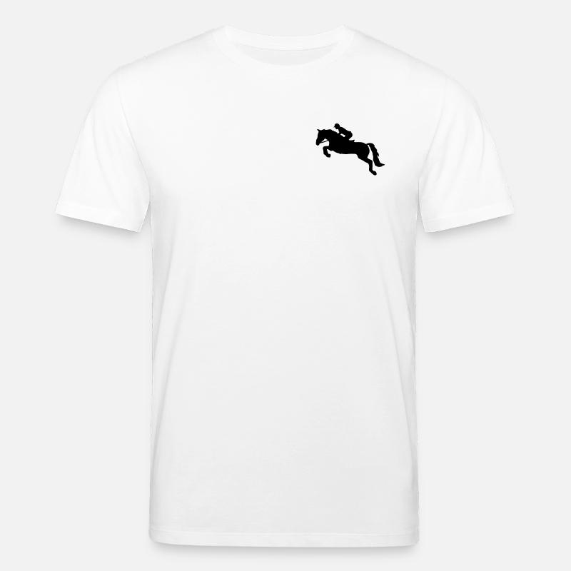 Springreiten - Stanley/Stella Unisex Bio-T-Shirt CREATOR  - Weiß