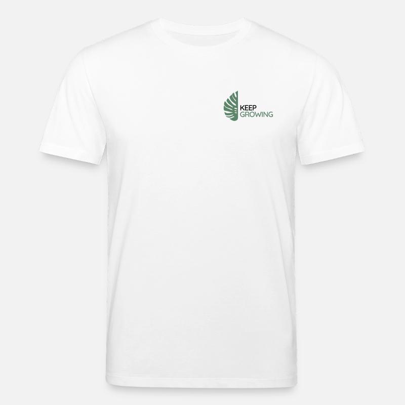 Monstera - Continue de grandir - T-shirt bio CREATOR Stanley/Stella Unisexe - blanc
