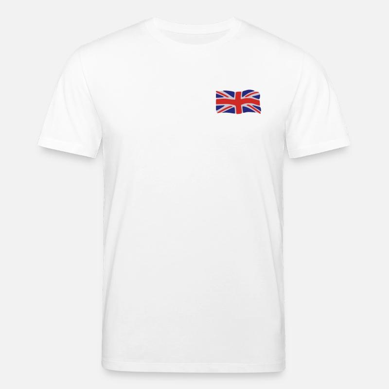 Flagge Großbritannien - Stanley/Stella Unisex Bio-T-Shirt CREATOR  - Weiß