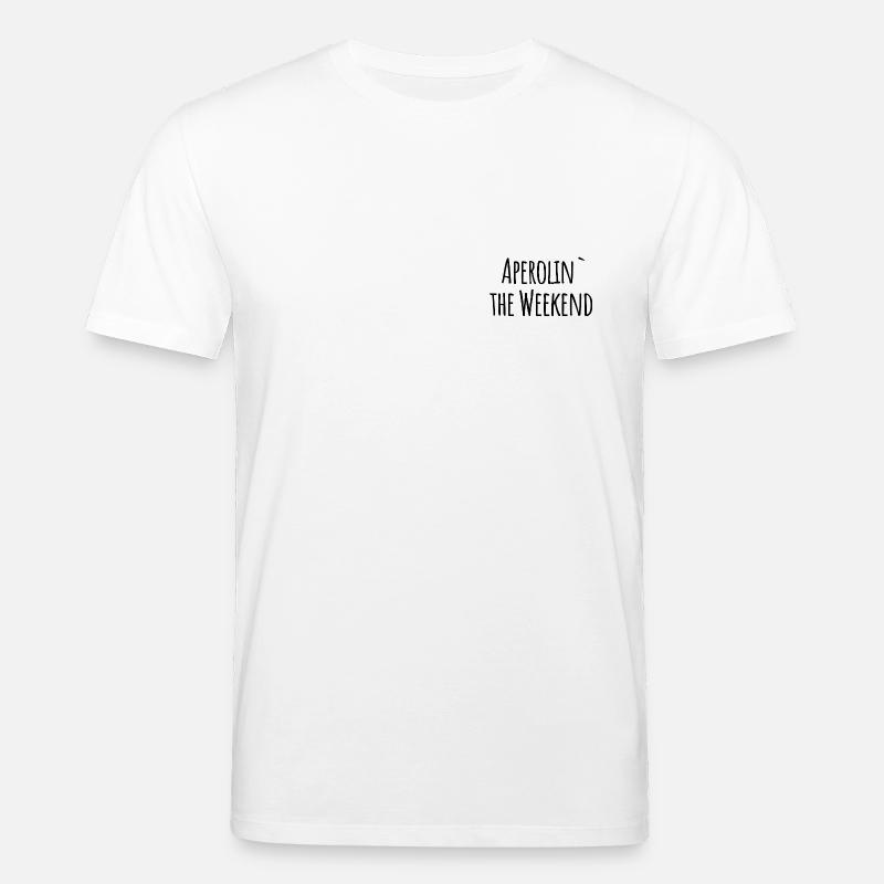 Aperolin the weekend - Stanley/Stella CREATOR Unisex Organic T-Shirt - white
