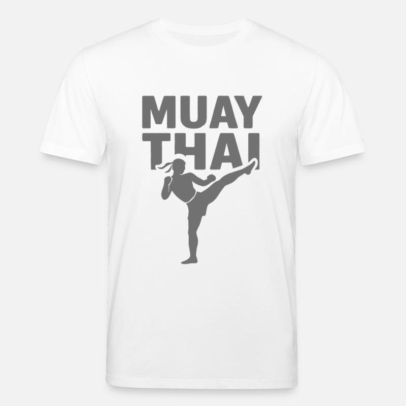 Muay Thai Fighter - Stanley/Stella Unisex Bio-T-Shirt CREATOR  - Weiß
