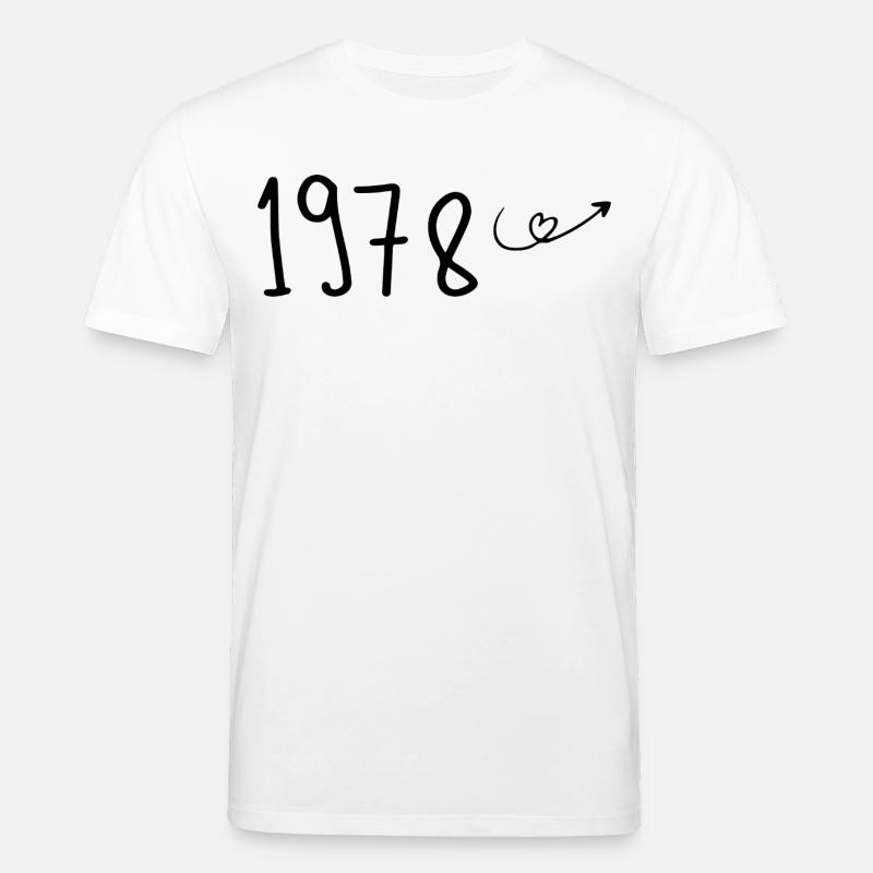 1978 Jubiläum 1978 Retro 1978 - Stanley/Stella Unisex Bio-T-Shirt CREATOR  - Weiß