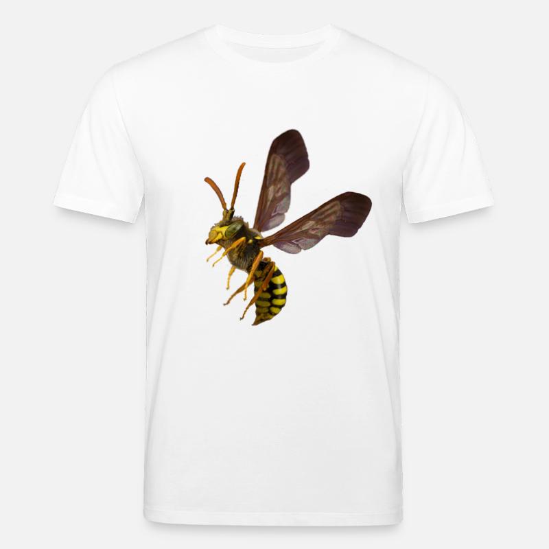 Tshirt guêpe by customstyle - T-shirt bio CREATOR Stanley/Stella Unisexe - blanc