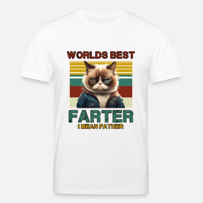 Der weltbeste Farffer - Stanley/Stella Unisex Bio-T-Shirt CREATOR  - Weiß