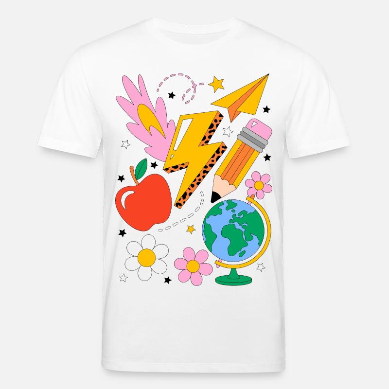 Schule Einschulung - Stanley/Stella Unisex Bio-T-Shirt CREATOR  - Weiß