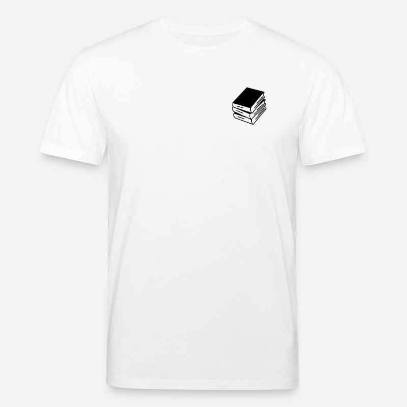 Bücherstapel - Stanley/Stella Unisex Bio-T-Shirt CREATOR - Weiß